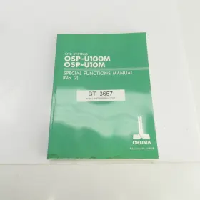 Osp-u100 Okuma Osp-u10 Special Functions No. 2 Publication 4188-e