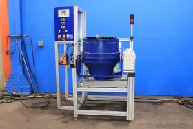 Cf-1x50 Otec Disc Finishing Machine With A Single Process Drum Model Cf1x50