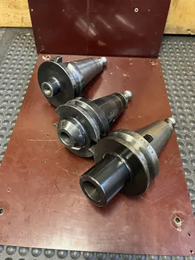 B50-3mt Parlec Lot Of 3 Bt50 Morse Taper Adapters Mt2 Mt3 Mt4