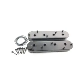 Dm-ls1-bk Pateyney Ls1 Ls2 Ls3 Ls6 Fabricated Aluminum Ls Valve Cover With Coil Mounts Black