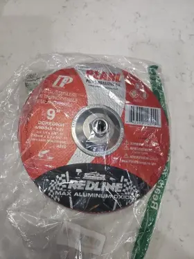 Dcred90h Pearl Abrasives Redline 9 X 1/4 5/8-11 Max A.o. Type 27 Grinding Wheels New