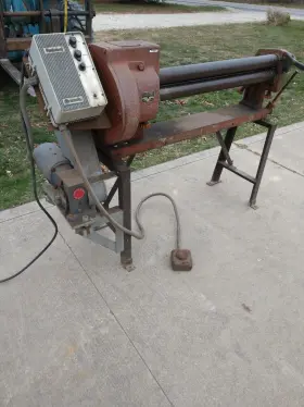 416-e Pexto 14ga Model Power Slip Roll Roller Metal Hvac Local Pickup Only Ohio