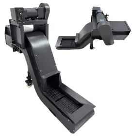 Cr-056993 Preasion Cnc Chain-plate Chip Conveyor Machine Tool Incline Plate Type Scrap Convey