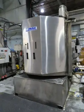 812-ss Precision Metal Works Pmw Industrial Rotary Washer - 48 Inch Swing-out Turntable 304 Stainless