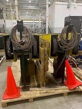 B47367 Pushcorp Sbs91 Dual Belt Servo Pedestal Grinder