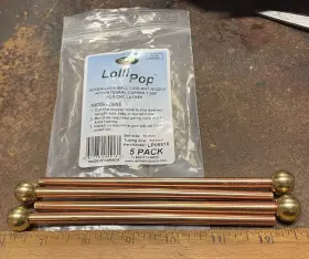 Lp05516 Qpm Lot Of 4 Lollo-pop Screw-lock Ball Coolant Nozzles P/n Nos
