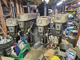 66-029 Rockwell 4 Station Drill Press Table 3/4hp 230/460v