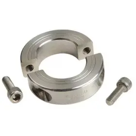Msp-4e-st Ruland Shaft Collar Clamp 2pc 1/4 In 316 Ss