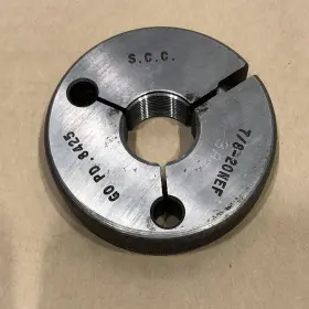 Nef3a S.c.c. 7/8-20 Thread Ring Gage Go Pd .8425