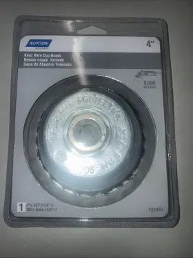 39090 Saint-gobain Abrasives Inc Norton Knot Wire Cup Brush 4 Inch X .023 5/8 -11