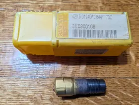 420.6-0124d Sandvik 0.844 70c Deep Hole Drill New