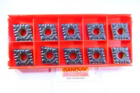 Cnmg431-pf Sandvik New Box 10 Pcs Cnmg 12 04 04-pf 4325 Carbide Inserts Tool