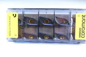Ra216-19 Sandvik New Box 10 Pcs Coromill 216 T3 M-m 4340 Carbide Inserts