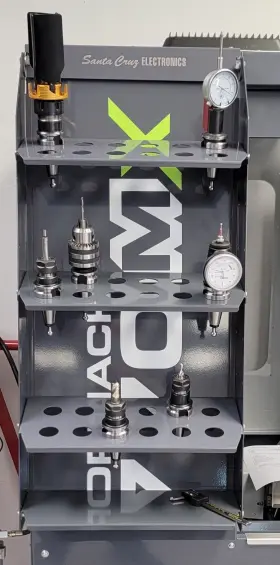 Tr-trxlbt30 Santa Cruz Electronics Toolrack For Tormach 770x Bt30 Color Matched 36 Tool Bolt On Install