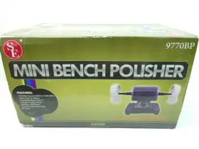 Se9770bp Se 9770bp Nib Mini Bench Polisher Variable Speed Cast Iron Base Anti Vibration