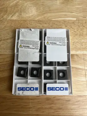 Scgx120408-p2 Seco Quantity 18 - Dp3000 Insert Cnc New Old Stock Unused