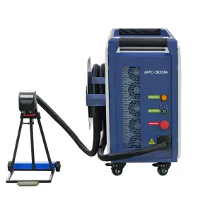 Apc-300a Sfx Us Stock 300w Pulsed Laser Cleaning Machine Wood Paint Oil Rust Removal