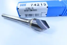 74213 Sgs Kyocera New 1/2 Inch Carbide Bur 90 Degree Countersink Chamfering Burr Tool