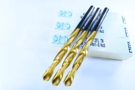 Ser-101 Sgs Lot 3 New #4 2fl Tin Ser 101 1-3/4 X Solid Carbide Drills Lathe Tools