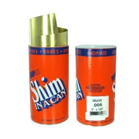 Sho20006 Shop-aid Inc. 6 Inch X 100 .006 Brass Shim Stock Brn6