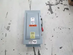 Hf363j Siemens Heavy Duty Safety On/off Switch 100a 3p 600v 3w Fused Hd Type 12