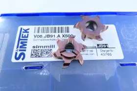 V06.jb91.a Simtek Box 2 Pcs Simmill V06.jb91 Solid Carbide Milling Inserts