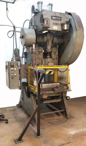 80fw-ac South Bend Johnson Obi 80-ton Press 4 Inch -stroke Shut-ht 15.5 Adj 3.5 Video