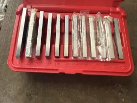 Spi 30-139-0 Precision Gage Block Set 1 In Steel Rectangular Blocks