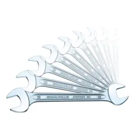 96400314 Stahlwille Double Open Ended Wrenches Motor No. 10 9 Pieces 15 De