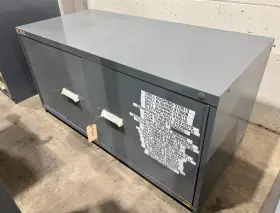 Dwo1751a Stanley Vidmar Double Wide Shelf Cabinet - Lmc #51661