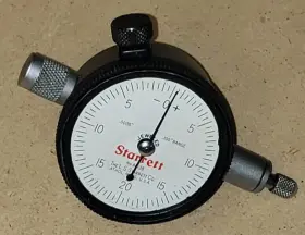 81-138 Starrett Used- Dial Indicator Missing Glass Works Good