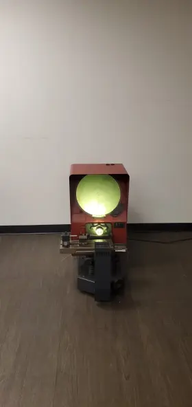 Hb350 Starrett Sigma Optical Comparator 14 Inch Serial Number 1030
