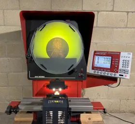 Hb400 Starrett 16 Inch Model Bench Top Optical Comparator Heidenhain Ls 303 Encoder