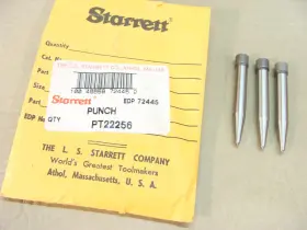 Pt22256 Starrett New Lot Of 3 Center Punch Replacement Pins 18c