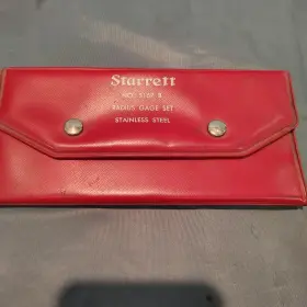 S167b Starrett Radius Gages Set Of 8 With Case Nice And Ready To Use
