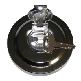 423-04-11362 Stevens Lake Parts Stainless Steel Locking Fuel Cap For Komatsu