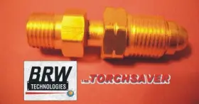 Aw-428 Superior Products A-415 Brass Argon Inert Gas Fitting Lh Water Male X 1/4 Pipe Thread