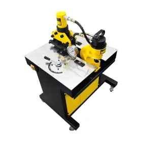 110vcutting Techtongda 44-056276da Electric Hydraulic Busbar 3-in-1 Processing Machine Punching Bending