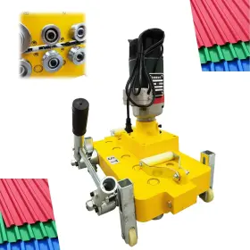 56-057013da Techtongda Color Steel Tile Electric Seam Roof Panel Roll Locking Bite Machine 220v 2.4kw