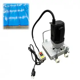 57-057129da Techtongda Portable Electric Seam Locking Edging Machine 110v 1ph For Color Steel Roofing