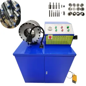 M056665 Techtongda 220v Hydraulic Hose Crimping Peeling Skiving All-in-one Machine 0.24 Inch -2.99