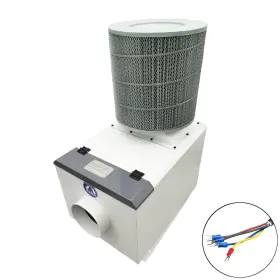 Sumai056786 Techtongda 220v 2hp Cnc Oil Mist Dust Collector Industrial Fume Purifier Air Cleaner