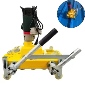 Sumai057013 Techtongda 220v Electric Steel Tile Edge Locking Machine Metal Roof Sealing Forming