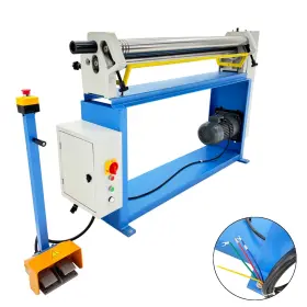 Sumai057343 Techtongda Sheet Metal Rolling Machine 220v 3-phase 3-roller Plate Bending