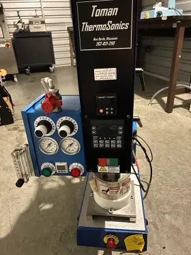 Tas2020 Toman Thermosonics Tas 2020 Thermoplastic Heat Staking Thermal Assembly System Press Warrnty