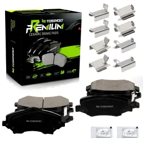 Ttbp-wran07-f Tostmolt R New 8pcs Complete Front Rear Super Quiet Slotted And Shimmed Ceramic Disc Brake