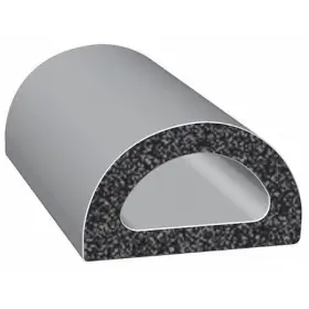 X109ht-100 Trim-lok Rubber Seal D-shaped 0.63 Inch W X 100 Ft