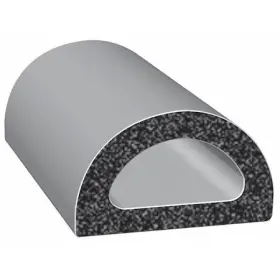 X119ht-500 Trim-lok Rubber Seal D-shaped 0.75 Inch W X 500 Ft