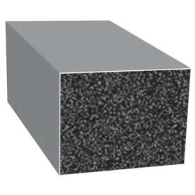 X275ht-100 Trim-lok Rubber Seal Rectangle 0.75 Inch W X 100 Ft