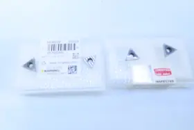 Tungaloy 3qp-tcgw 21.51 Lot Of 4 Pcs Diamond Pcd Cbn Carbide Inserts Tools